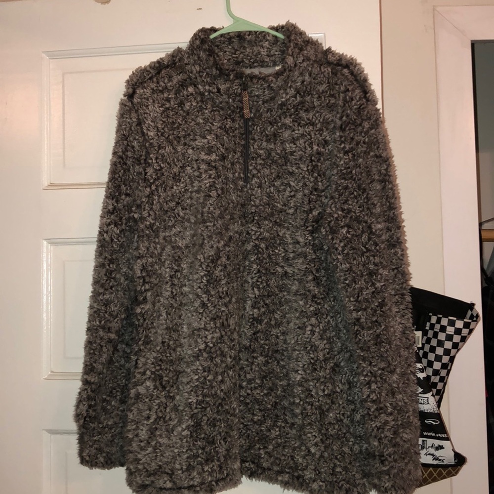 Weatherproof sweater w/ pockets!